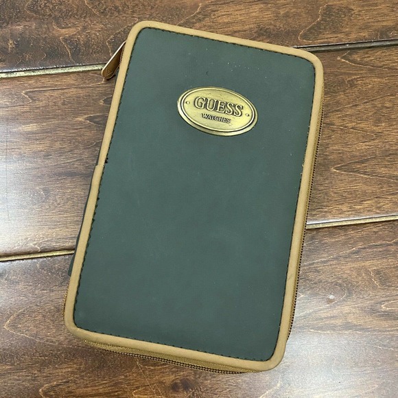 Vintage Guess Watch Pencil Accessories Case - Picture 2 of 11